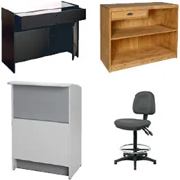 Comptoirs caisse, Comptoirs magasin